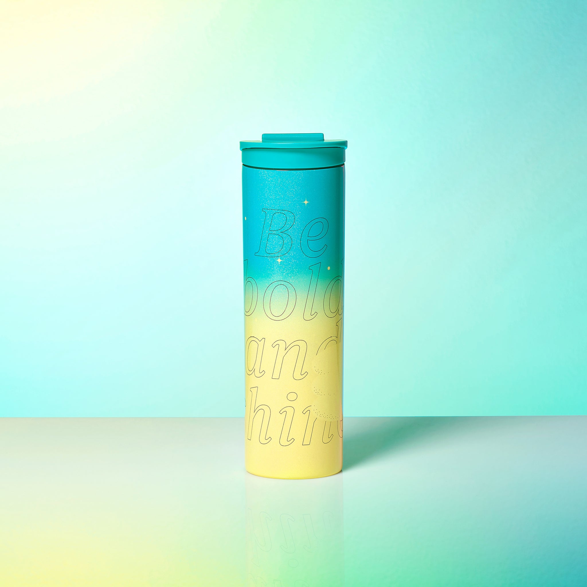 16OZ BE BOLD AND SHINE GRADIENT SS TUMBLER 16OZ BE BOLD AND SHINE 漸變色不鏽鋼隨行杯