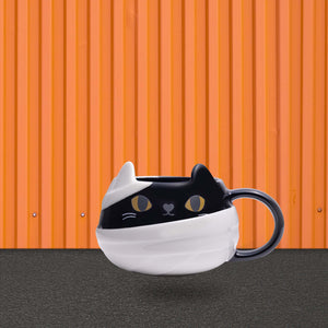 10OZ SPOOKY HALLOWEEN CAT MUG	 10OZ 鬼怪小貓咖啡杯