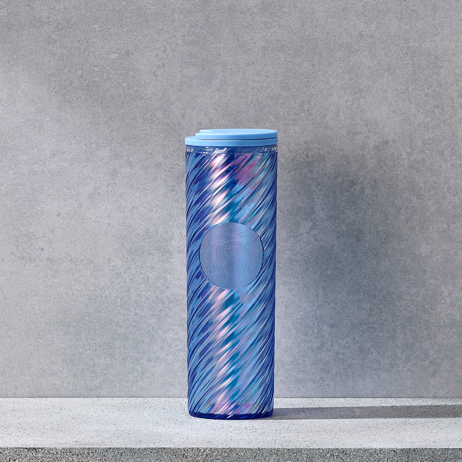 16OZ BLUE HOLOGRAM TUMBLER 16OZ 藍色閃爍隨行杯