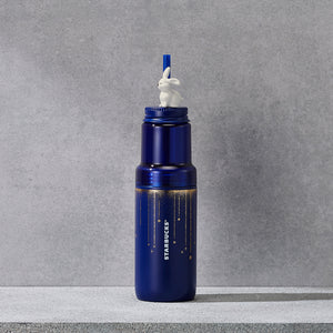 15.5OZ BLUE METEOR RABBIT STAINLESS STEEL WATER BOTTLE 15.5OZ 藍色兔子流星不鏽鋼水樽