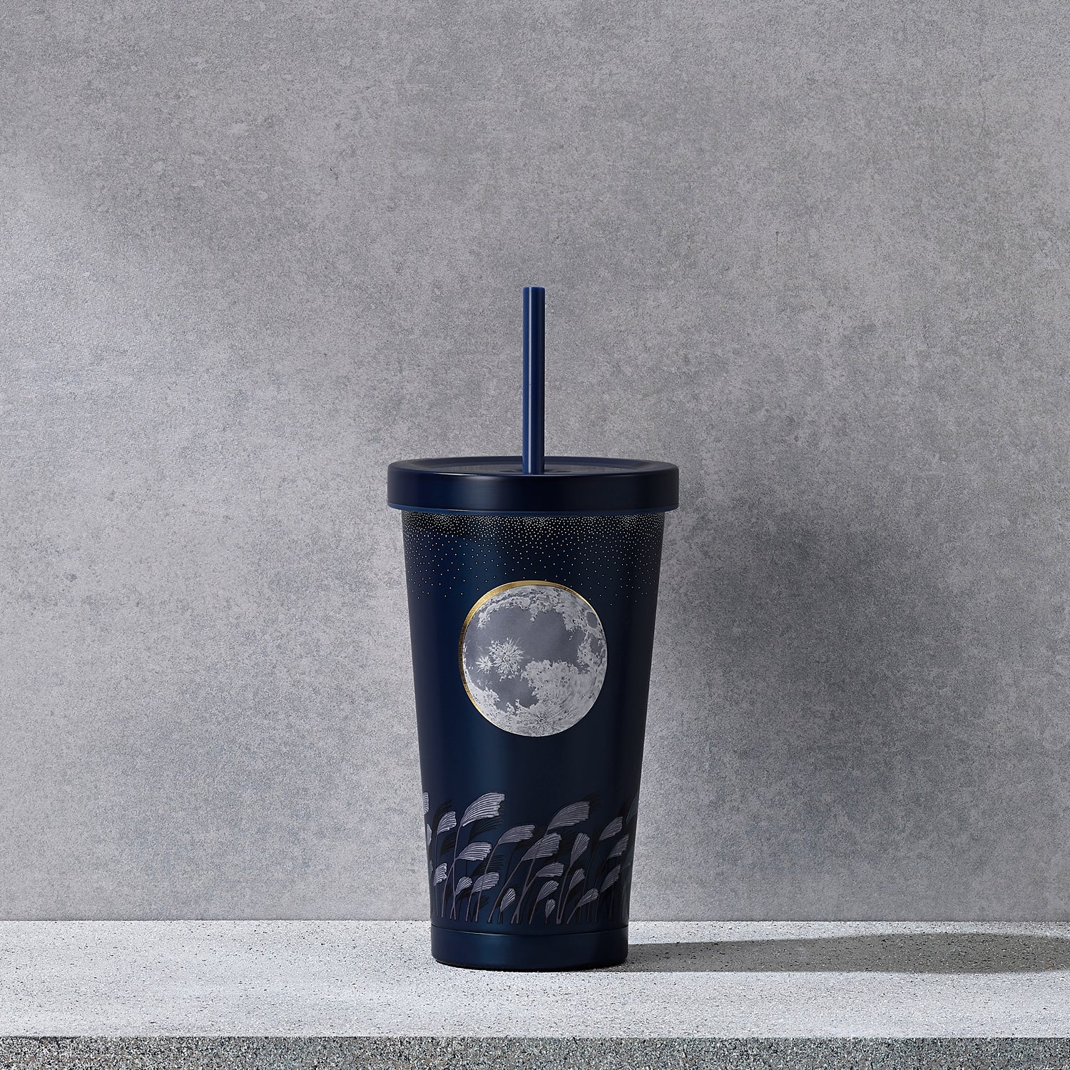 18OZ SUPER MOON STARRY NIGHT STAINLESS STEEL COLD CUP 18OZ 超級月亮星夜不鏽鋼凍杯