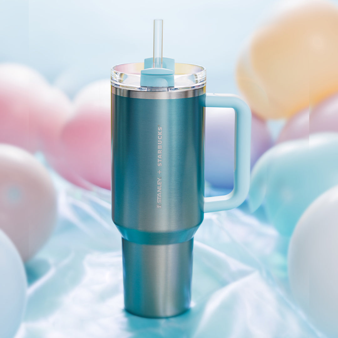 STANLEY x STARBUCKS THE QUENCHER H2.0 40OZ - Summer Chillwave
