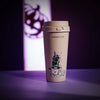 16OZ CATWITCH COFFEE STIRRING STAINLESS STEEL TUMBLER 16OZ 女巫黑貓不鏽鋼隨行杯