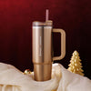 30OZ STANLEY X STARBUCKS THE QUENCHER H2.0 STANLESS STEEL COLD CUP(CHAMPAGNE GOLD) 30OZ STANLEY x STARBUCKS THE QUENCHER H2.0 香檳金不鏽鋼隨行杯