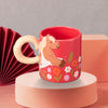 12OZ HAPPY FARM PONY AND FLOWER CERAMIC MUG 12OZ開心小馬與花朵咖啡杯