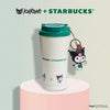 KUROMI + Starbucks 16oz Stainless Steel Tumbler with Metal Keychain KUROMI + Starbucks 16oz 不鏽鋼水樽配金屬鎖匙扣
