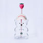 20oz Bearista Glass Bear with Strawberry Topper 20oz 星巴克熊士多啤梨造型玻璃杯【Limit 5 per customer】