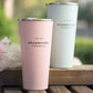 Baby Blue Pastel Stainless Steel Tumbler 16oz 粉藍色不鏽鋼隨行杯