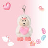 BEARISTA BEAR CALL DUCK HEART KEYCHAIN 小鴨星巴克熊匙扣
