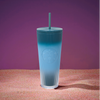 24OZ PL BLUE GRADIENT FALL COLD CUP 24OZ 藍色漸變凍杯