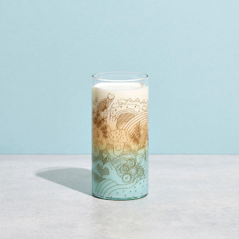 Joy of Connection Glass Mug 14oz 繽紛彩虹玻璃杯