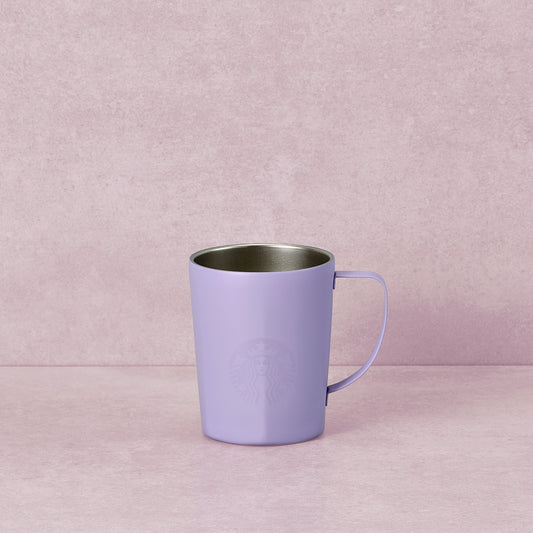 12OZ LILAC STAINLESS STEEL MUG  12oz 紫丁香色不鏽鋼咖啡杯
