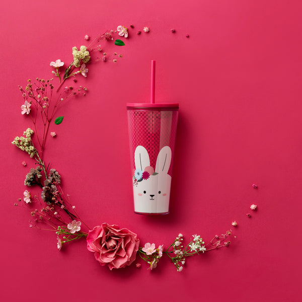 20OZ RABBIT FACE COLD CUP 20OZ 新春兔紅色凍杯